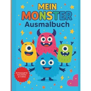 Sinner, Marlon Mein Monster Malbuch: Über 40 Freundliche Monster zum ausmalen für Kinder ab 3 Jahren. Auf jeder Doppelseite farbige Monster und Vorlagen zum ausmalen. Sinner, Marlon Mein Monster Malbuch: Über 40 Freundliche Monster zum ausmalen für Kinder ab 3 Jahren. Auf jeder Doppelseite farbige Monster und Vorlagen zum ausmalen.