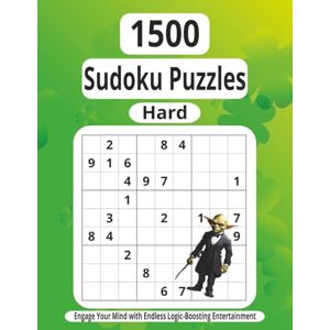 Puzzle books, V.S Shayaan Hard 1500 Sudoku Puzzles: Engage Your Mind with Endless Logic-Boosting Entertainment Puzzle books, V.S Shayaan Hard 1500 Sudoku Puzzles: Engage Your Mind with Endless Logic-Boosting Entertainment