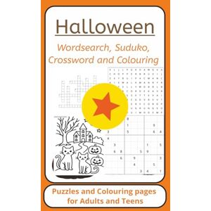 Puzzles, HEH Halloween Wordsearch, Suduko, Crossword and Colouring Book: Easy to read print puzzles about Halloween, Magic, Autumn. 6x9 inches 302 pages I 150+ puzzles Gift for vacations, holidays and relaxation Puzzles, HEH Halloween Wordsearch, Suduko, Crossword and Colouring Book: Easy to read print puzzles about Halloween, Magic, Autumn. 6x9 inches 302 pages I 150+ puzzles Gift for vacations, holidays and relaxation