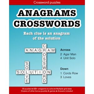Morgan, Christopher D Anagrams Crosswords: Each clue is an anagram of the solution: Education resources by Bounce Learning Kids Morgan, Christopher D Anagrams Crosswords: Each clue is an anagram of the solution: Education resources by Bounce Learning Kids