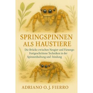 O.J FIERRO, ADRIANO Springspinnen als Haustiere: Die Brücke zwischen Neugier und Fürsorge: Fortgeschrittene Techniken in der Spinnenhaltung und -bindung O.J FIERRO, ADRIANO Springspinnen als Haustiere: Die Brücke zwischen Neugier und Fürsorge: Fortgeschrittene Techniken in der Spinnenhaltung und -bindung
