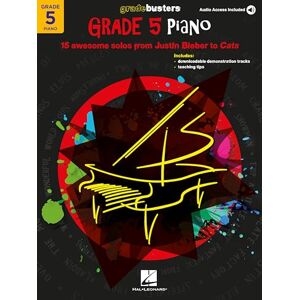 Various Gradebusters 5 Piano 15 awesome solos from Justin Bieber to Cats. Book and Online Audio Various Gradebusters 5 Piano 15 awesome solos from Justin Bieber to Cats. Book and Online Audio