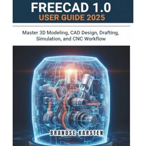 Karsten, Brandse FREECAD 1.0 USER GUIDE 2026: Master 3D Modeling, CAD Design, Drafting, Simulation, and CNC Workflow Karsten, Brandse FREECAD 1.0 USER GUIDE 2026: Master 3D Modeling, CAD Design, Drafting, Simulation, and CNC Workflow