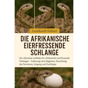 Fellner, Leonhardt DIE AFRIKANISCHE EIERFRESSENDE SCHLANGE: Der ultimative Leitfaden für afrikanische eierfressende Schlangen – Fütterung ohne Nagetiere, Einrichtung des Terrariums, Umgang und Zuchttipps Fellner, Leonhardt DIE AFRIKANISCHE EIERFRESSENDE SCHLANGE: Der ultimative Leitfaden für afrikanische eierfressende Schlangen – Fütterung ohne Nagetiere, Einrichtung des Terrariums, Umgang und Zuchttipps
