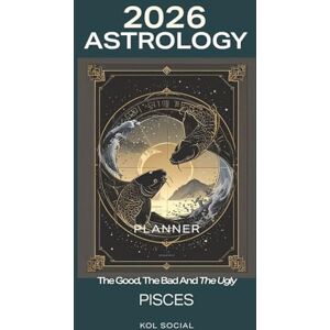 Social, KOL 2026 Astrology: The Good, The Bad And The Ugly – Pisces Planner Edition: Yearly and Monthly Astrology Journal: Zodiac Signs, Moon Phases, Planetary Transits & Goal Setting Guide Social, KOL 2026 Astrology: The Good, The Bad And The Ugly – Pisces Planner Edition: Yearly and Monthly Astrology Journal: Zodiac Signs, Moon Phases, Planetary Transits & Goal Setting Guide
