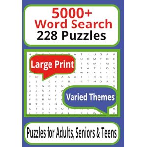 Hosanna 5000+ Word Search 228 Puzzles: "Brain-Boosting Challenges for Adults, Seniors & Teens 228 Large-Print Puzzles with Solutions One Puzzle Per Page ... Fun Themed Games for Relaxation & Focus Hosanna 5000+ Word Search 228 Puzzles: "Brain-Boosting Challenges for Adults, Seniors & Teens 228 Large-Print Puzzles with Solutions One Puzzle Per Page ... Fun Themed Games for Relaxation & Focus