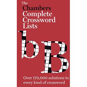 Chambers The Crossword Lists New Edition: Book Chambers The Crossword Lists New Edition: Book