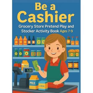 Renea, Christelle Be a Cashier Grocery Store Pretend Play and Stocker Activity Book Ages 7-9: Fun Grocery Store Role-Play with Cash Register, Stocking Shelves, and Coloring Activities for Kids Renea, Christelle Be a Cashier Grocery Store Pretend Play and Stocker Activity Book Ages 7-9: Fun Grocery Store Role-Play with Cash Register, Stocking Shelves, and Coloring Activities for Kids