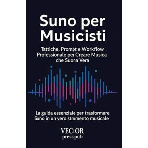 Hartley, Evan Suno per Musicisti: La guida essenziale per trasformare Suno in un vero strumento musicale (Vector Creative Tech Series) Hartley, Evan Suno per Musicisti: La guida essenziale per trasformare Suno in un vero strumento musicale (Vector Creative Tech Series)
