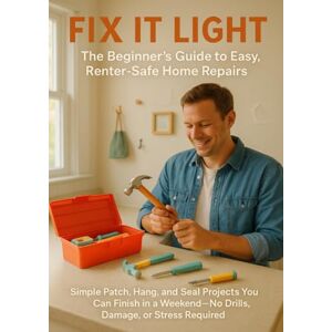 Whitfield, Sarah Fix It Light: The Beginner’s Guide to Easy, Renter-Safe Home Repairs: Simple Patch, Hang, and Seal Projects You Can Finish in a Weekend — No Drills, Damage, or Stress Required Whitfield, Sarah Fix It Light: The Beginner’s Guide to Easy, Renter-Safe Home Repairs: Simple Patch, Hang, and Seal Projects You Can Finish in a Weekend — No Drills, Damage, or Stress Required