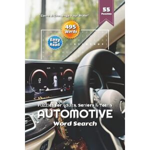 shop, RYLN Automotive Word Search Puzzle Book: Car Lover’s Word Searches Featuring Auto Parts, Tools, Repairs & More 6×9 Inches, 110 Pages Over 50 Enjoyable Puzzles for Quiet Moments shop, RYLN Automotive Word Search Puzzle Book: Car Lover’s Word Searches Featuring Auto Parts, Tools, Repairs & More 6×9 Inches, 110 Pages Over 50 Enjoyable Puzzles for Quiet Moments