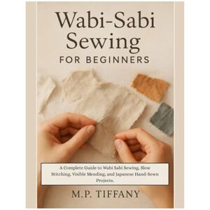 Tiffany, M.P. Wabi-Sabi Sewing for Beginners: A Complete Guide to Wabi Sabi Sewing, Slow Stitching, Visible Mending, and Japanese Hand-Sewn Projects. Tiffany, M.P. Wabi-Sabi Sewing for Beginners: A Complete Guide to Wabi Sabi Sewing, Slow Stitching, Visible Mending, and Japanese Hand-Sewn Projects.