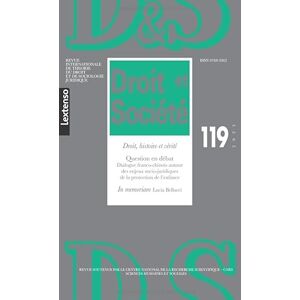 Collectif Droit & Société N°119-2025: Droit, histoire et vérité Collectif Droit & Société N°119-2025: Droit, histoire et vérité