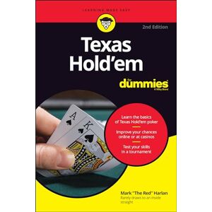 Harlan, Mark Texas Hold'em For Dummies Harlan, Mark Texas Hold'em For Dummies