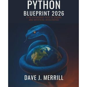 Merrill, Dave J. Python Blueprint 2026: A No-Experience Path to Coding and Artificial Intelligence (Programming books) Merrill, Dave J. Python Blueprint 2026: A No-Experience Path to Coding and Artificial Intelligence (Programming books)