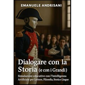 Andrisani, Emanuele Dialogare con la Storia (e con i Grandi Autori): Simulazioni educative con l’Intelligenza Artificiale per Lettere, Filosofia, Storia e Lingue ... artificiale nella scuola reale) Andrisani, Emanuele Dialogare con la Storia (e con i Grandi Autori): Simulazioni educative con l’Intelligenza Artificiale per Lettere, Filosofia, Storia e Lingue ... artificiale nella scuola reale)