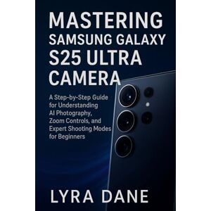 Dane, Lyra Mastering Samsung Galaxy S25 Ultra Camera: A Step-by-Step Guide for Understanding AI Photography, Zoom Controls, and Expert Shooting Modes for Beginners Dane, Lyra Mastering Samsung Galaxy S25 Ultra Camera: A Step-by-Step Guide for Understanding AI Photography, Zoom Controls, and Expert Shooting Modes for Beginners