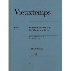 Henri Vieuxtemps Sonata B flat minor Op. 36 viola and piano with marked and unmarked string part ( HN 577 ): Mit einem Vorwort von Marie Cornaz Henri Vieuxtemps Sonata B flat minor Op. 36 viola and piano with marked and unmarked string part ( HN 577 ): Mit einem Vorwort von Marie Cornaz