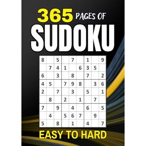 Salmatics 365 Pages of Sudoku: 2000+ Easy to Hard Sudoku Puzzles for Adults and Seniors Big Print Edition with Full Solutions – A Sudoku a Day for Year-Round Fun Salmatics 365 Pages of Sudoku: 2000+ Easy to Hard Sudoku Puzzles for Adults and Seniors Big Print Edition with Full Solutions – A Sudoku a Day for Year-Round Fun