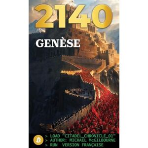 McGilbourne, Michael Bitcoin 2140 La Genèse: Un conte d'or numérique et de liberté (Les Citadelles Bitcoin, Récits d'Une Révolution Silencieuse) McGilbourne, Michael Bitcoin 2140 La Genèse: Un conte d'or numérique et de liberté (Les Citadelles Bitcoin, Récits d'Une Révolution Silencieuse)