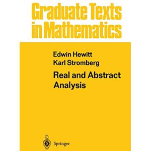 Hewitt, Edwin Real and Abstract Analysis: A Modern Treatment of the Theory of Functions of a Real Variable: 25 (Graduate Texts in Mathematics, 25) Hewitt, Edwin Real and Abstract Analysis: A Modern Treatment of the Theory of Functions of a Real Variable: 25 (Graduate Texts in Mathematics, 25)