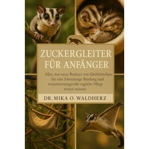 O. Waldherz, Dr. Mika Zuckergleiter für Anfänger: Alles, was neue Besitzer von Gleithörnchen für eine lebenslange Bindung und verantwortungsvolle tägliche Pflege wissen müssen O. Waldherz, Dr. Mika Zuckergleiter für Anfänger: Alles, was neue Besitzer von Gleithörnchen für eine lebenslange Bindung und verantwortungsvolle tägliche Pflege wissen müssen