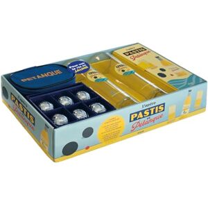 Collectif Coffret l'apéro pastis et pétanque: Coffret avec 1 verres à Pastis, 1 jeu de mini-boules avec 1 housse, 1 cochonet et 1 ficelle Collectif Coffret l'apéro pastis et pétanque: Coffret avec 1 verres à Pastis, 1 jeu de mini-boules avec 1 housse, 1 cochonet et 1 ficelle