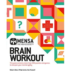 Allen, Robert Mensa Brain Workout Pack: Improve your mental abilities with 200 puzzles and games Allen, Robert Mensa Brain Workout Pack: Improve your mental abilities with 200 puzzles and games