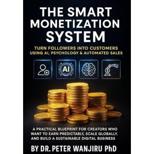 Wanjiru phd, Dr Peter K The Smart Monetization System: Turn Followers into Customers Using AI, Psychology & Automated Sales: A Practical Blueprint for Creators Who Want to ... influence, wealth, and personal brand growth) Wanjiru phd, Dr Peter K The Smart Monetization System: Turn Followers into Customers Using AI, Psychology & Automated Sales: A Practical Blueprint for Creators Who Want to ... influence, wealth, and personal brand growth)