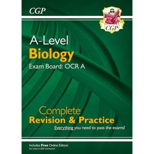 CGP Books A-Level Biology: OCR A Year 1 & 2 Complete Revision & Practice w/Online Ed (For exams from 2025) (CGP OCR A A-Level Biology) CGP Books A-Level Biology: OCR A Year 1 & 2 Complete Revision & Practice w/Online Ed (For exams from 2025) (CGP OCR A A-Level Biology)