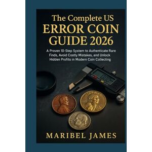 James, Maribel The Complete US Error Coin Guide 2026: A Proven 10-Step System to Authenticate Rare Finds, Avoid Costly Mistakes, and Unlock Hidden Profits in Modern Coin Collecting(Illustration) James, Maribel The Complete US Error Coin Guide 2026: A Proven 10-Step System to Authenticate Rare Finds, Avoid Costly Mistakes, and Unlock Hidden Profits in Modern Coin Collecting(Illustration)