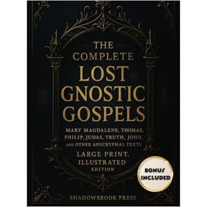 Press, Shadowbrook The Complete Lost Gnostic Gospels: Mary Magdalene, Thomas, Philip, Judas, Truth, John, and Other Apocryphal Texts (Large Print, Illustrated Edition) Press, Shadowbrook The Complete Lost Gnostic Gospels: Mary Magdalene, Thomas, Philip, Judas, Truth, John, and Other Apocryphal Texts (Large Print, Illustrated Edition)
