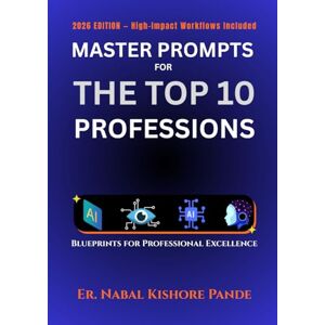 Pande, Er. Nabal Kishore MASTER PROMPTS FOR THE TOP 10 PROFESSIONS: A Practical Guide for High-Impact Workflows in 2026 and Beyond Pande, Er. Nabal Kishore MASTER PROMPTS FOR THE TOP 10 PROFESSIONS: A Practical Guide for High-Impact Workflows in 2026 and Beyond