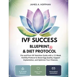 Hoffman, James A. IVF Success Blueprint & Diet Protocol: Pre and Post-IVF Nutrition Guide with a 12-Week Fertility Protocol to Boost Egg Quality, Support Implantation, and Optimize Your Chances. Hoffman, James A. IVF Success Blueprint & Diet Protocol: Pre and Post-IVF Nutrition Guide with a 12-Week Fertility Protocol to Boost Egg Quality, Support Implantation, and Optimize Your Chances.