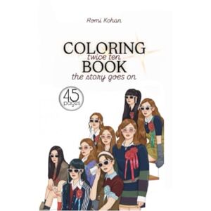 Kchan, Romi Twice ten the story goes on Photocard Coloring Book Kchan, Romi Twice ten the story goes on Photocard Coloring Book