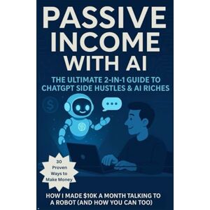 Miller, Mark Passive Income with AI The Ultimate 2-in-1 Guide to ChatGPT Side Hustles & AI Riches: 30 Proven Ways to Make Money-Ask. Earn. Repeat. How I Made $10K a Month Talking to a Robot (And How You Can Too) Miller, Mark Passive Income with AI The Ultimate 2-in-1 Guide to ChatGPT Side Hustles & AI Riches: 30 Proven Ways to Make Money-Ask. Earn. Repeat. How I Made $10K a Month Talking to a Robot (And How You Can Too)