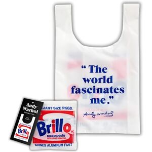 Mudpuppy Press Andy Warhol Brillo Reusable Tote Bag Mudpuppy Press Andy Warhol Brillo Reusable Tote Bag