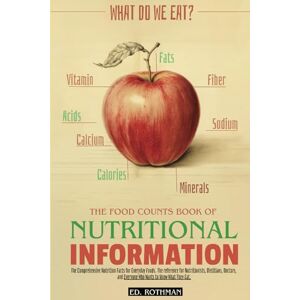 Rothman, A.M WHAT DO WE EAT? The Food Counts Book Of Nutritional Information: The Comprehensive Nutrition Facts for Everyday Foods. The Reference for ... and Everyone Who Wants to Know What They Eat. Rothman, A.M WHAT DO WE EAT? The Food Counts Book Of Nutritional Information: The Comprehensive Nutrition Facts for Everyday Foods. The Reference for ... and Everyone Who Wants to Know What They Eat.