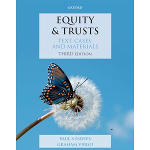 Davies, Paul S. Equity & Trusts: Text, Cases, and Materials Davies, Paul S. Equity & Trusts: Text, Cases, and Materials