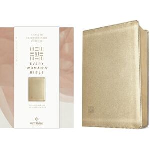 Tyndale Holy Bible: NLT Every Woman’s Bible, Filament-enabled Edition Leatherlike, Soft Gold: New Living Translation, Soft Gold, Leatherlike, Every Woman's ... Markers, Words of Jesus in Red, With Maps Tyndale Holy Bible: NLT Every Woman’s Bible, Filament-enabled Edition Leatherlike, Soft Gold: New Living Translation, Soft Gold, Leatherlike, Every Woman's ... Markers, Words of Jesus in Red, With Maps