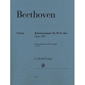 Beethoven, Ludwig van Piano Sonata E major op. 109 piano (HN 362): Instrumentation: Piano solo Beethoven, Ludwig van Piano Sonata E major op. 109 piano (HN 362): Instrumentation: Piano solo