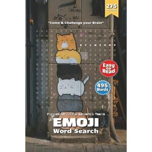 shop, RYLN Emoji Word Search Puzzle Book: Unique Word Searches Filled with Emoji Words, Terms, Letters & More 6×9 Inches, 550 Pages Over 270 Puzzles – Enjoy Hours of Relaxing Fun shop, RYLN Emoji Word Search Puzzle Book: Unique Word Searches Filled with Emoji Words, Terms, Letters & More 6×9 Inches, 550 Pages Over 270 Puzzles – Enjoy Hours of Relaxing Fun