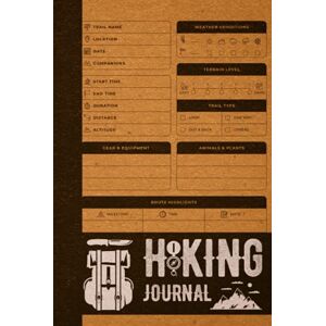 Supply, Paolino Jiron Hiking Journal: Hardcover Hiking Journal Trail Log Book With With Place For Pictures & Prompts To Write In Supply, Paolino Jiron Hiking Journal: Hardcover Hiking Journal Trail Log Book With With Place For Pictures & Prompts To Write In
