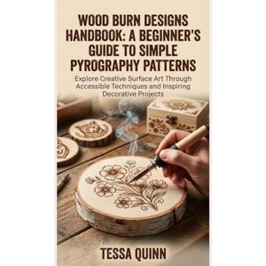 QUINN, TESSA WOOD BURN DESIGNS HANDBOOK: A BEGINNER’S GUIDE TO SIMPLE PYROGRAPHY PATTERNS: Explore Creative Surface Art Through Accessible Techniques and Inspiring Decorative Projects QUINN, TESSA WOOD BURN DESIGNS HANDBOOK: A BEGINNER’S GUIDE TO SIMPLE PYROGRAPHY PATTERNS: Explore Creative Surface Art Through Accessible Techniques and Inspiring Decorative Projects