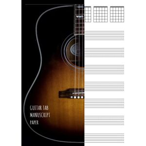 Jackson Guitar tab manuscript paper: Blank Guitar Tablature Book For Composing Your Music and Songs (Music Books) Jackson Guitar tab manuscript paper: Blank Guitar Tablature Book For Composing Your Music and Songs (Music Books)