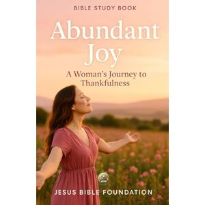 Bible Foundation, Jesus Bible Study Book for women Abundant Joy: A Woman’s Journey to Thankfulness (Gratitude & Joy: Living Each Day with a Thankful Heart) Bible Foundation, Jesus Bible Study Book for women Abundant Joy: A Woman’s Journey to Thankfulness (Gratitude & Joy: Living Each Day with a Thankful Heart)