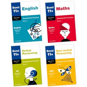 Bond 11+ Assessment Practice Papers Bundle for Age 9-10: English, Maths, Non-verbal Reasoning, Verbal Reasoning: Ready for the 2026 exam for GL ... other 11 plus exams (Bond: Assessment Papers) Bond 11+ Assessment Practice Papers Bundle for Age 9-10: English, Maths, Non-verbal Reasoning, Verbal Reasoning: Ready for the 2026 exam for GL ... other 11 plus exams (Bond: Assessment Papers)