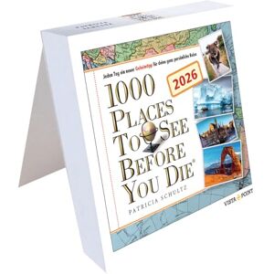 Schultz, Patricia 1000 Places to See Before You Die Tagesabreißkalender 2026 kompakt 13 × 13,7 cm täglich neue Reiseziele & atemberaubende Fotos: ... Kalender zum Aufstellen oder Aufhängen. Schultz, Patricia 1000 Places to See Before You Die Tagesabreißkalender 2026 kompakt 13 × 13,7 cm täglich neue Reiseziele & atemberaubende Fotos: ... Kalender zum Aufstellen oder Aufhängen.