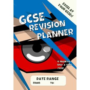 Books, Wilder Hair GCSE Revision Planner: 4 Month Day x Day 7x10 size Excel at your GCSEs! With Date Range Study Skills Planner Books, Wilder Hair GCSE Revision Planner: 4 Month Day x Day 7x10 size Excel at your GCSEs! With Date Range Study Skills Planner