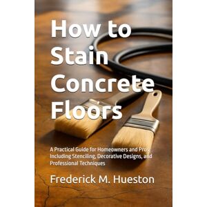 Hueston, Frederick M How to Stain Concrete Floors: A Practical Guide for Homeowners and Pros Including Stenciling, Decorative Designs, and Professional Techniques Hueston, Frederick M How to Stain Concrete Floors: A Practical Guide for Homeowners and Pros Including Stenciling, Decorative Designs, and Professional Techniques